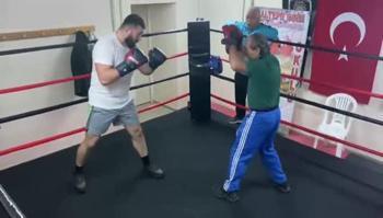 Milli boksör Muhammed Dursun, Akbulut Fight Ağır Sıklet öncesi sıkı çalışıyor