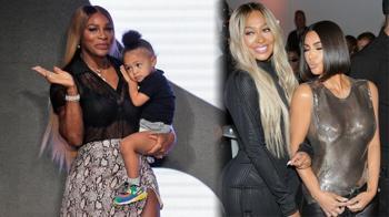 Serena Williams kızıyla podyuma çıktı, Kim Kardashian yalnız bırakmadı