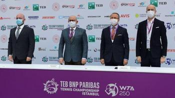 TEB BNP Paribas Tennis Championship İstanbul turnuvasının basın toplantısı yapıldı
