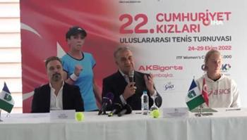 TED Cumhuriyet Kızları Uluslararası Tenis Turnuvası'nın basın toplantısı yapıldı