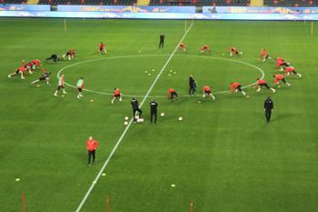 A Milli Takım, Çekya maçı hazırlıklarını tamamladı