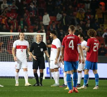 Türkiye - Çekya maçına damga vuran anlar... (VİDEO)