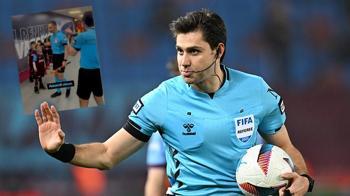 Trabzonsporlu minik taraftardan maçın hakemine: Adaletli olsun