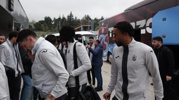 Trabzonspor kafilesi, İstanbul'a gitti