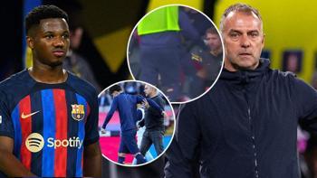 Barcelona kulübesi karıştı: Ansu Fati ve Hector Fort...