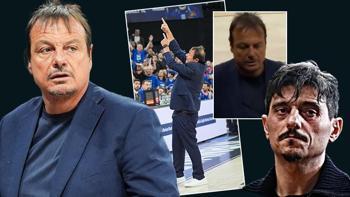 Ergin Ataman ile Anadolu Efes tribünleri gerildi