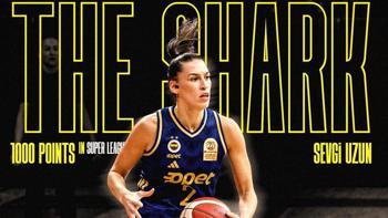 Sevgi Uzun'dan Kadınlar Basketbol Süper Ligi'nde 1000 sayı