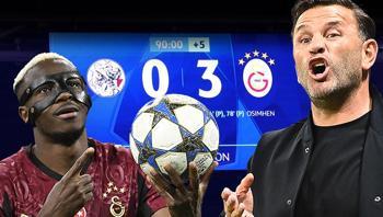 Ajax-Galatasaray maçının ardından yere göğe sığdıramadı