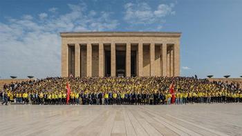 1907 Fenerbahçe Derneği'nden Anıtkabir'e ziyaret