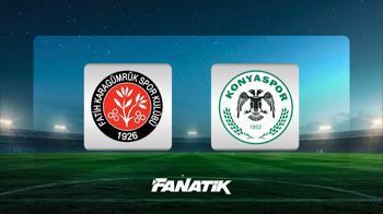 Karagümrük - Konyaspor (Süper Lig 12. hafta maçı)