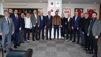 3. Lig Kulüpler Birliği'nden TFF Başkanı Hacıosmanoğlu'na ziyaret