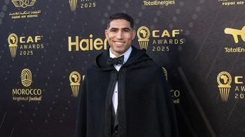 Afrika'da yılın futbolcusu Achraf Hakimi