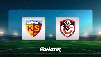Süper Lig 13.hafta: Kayserispor-Gaziantep FK