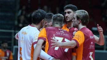 Galatasaray evinde set vermeden kazandı