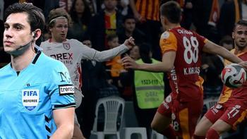 G.Saray-Samsun maçına damga vuran penaltı pozisyonu!