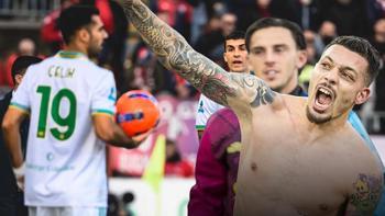 Zeki Çelik kızardı, Roma Cagliari'ye tek golle kaybetti