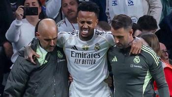 Real Madrid'de Militao 4 ay sakat...