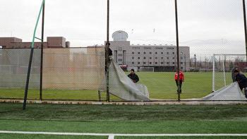 Beştepe İlhan Cavcav Tesisleri'nde brandalar kaldırıldı
