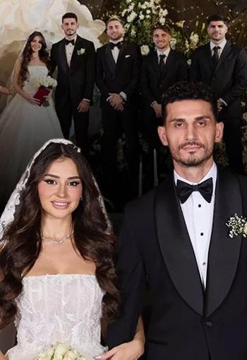 Samet Akaydin evlendi, şahitler olay oldu