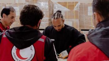 Lewis Hamilton'dan anlamlı ziyaret