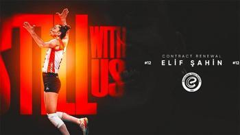 Eczacıbaşı, Elif Şahin'le sözleşme yeniledi