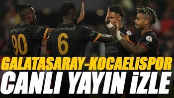 Galatasaray - Kocaelispor maçı canlı izle