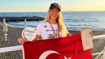 Eda Savcıgil'den İtalya'da tarihi birincilik