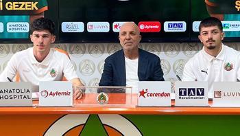 Alanyaspor'da iki imza