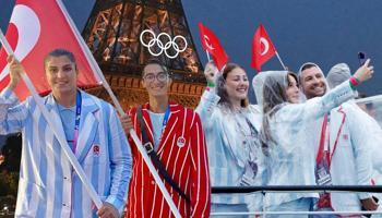 Paris 2024 Olimpiyat Oyunları'nın açılış töreni gerçekleşti! Team Türkiye geçişini yaptı...