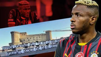 Napoli taraftarından Victor Osimhen'e büyük saygısızlık! Şehrin ortasında pankart açtılar: Sefil!