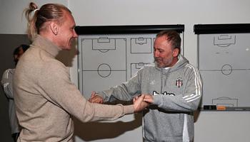 Domagoj Vida Beşiktaş'ı ziyaret etti