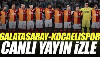Galatasaray - Kocaelispor maçı canlı izle | GS KOCAELİ maçı şifresiz (Süper Lig maçı canlı yayın)