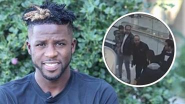 Papy Djilobodji'nin korku dolu anları! AVM'de silahlı tartışma