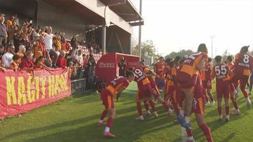 Galatasaray Kadın Futbol Takımı 5-0'lık Beşiktaş galibiyetini doyasıya kutladı
