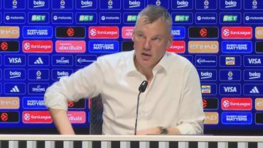 Sarunas Jasikevicius'tan galibiyet sözleri: Bu galibiyeti aldığımız için çok mutluyuz