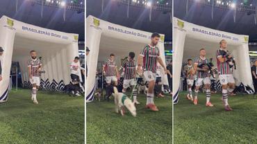 Fluminense FC'de herkes köpekle çıktı o varmış gibi yaptı