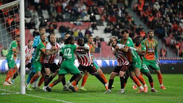 Samsunspor - Alanyaspor maç sonucu 1-1