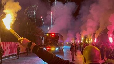 Galatasaray, Antalya'da coşkuyla karşılandı! Şampiyonlar Ligi detayı