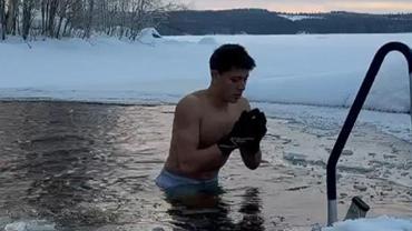 Arda Güler soğuğa meydan okudu!