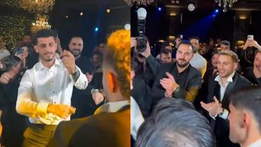 Samet Akaydin dünyaevine girdi: Milli yıldızlar düğünde coştu