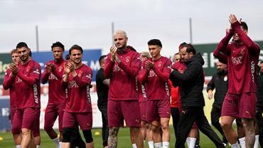 Galatasaray, taraftara açık antrenman yaptı