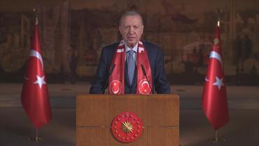 Cumhurbaşkanı Erdoğan, Türkiye A Milli Futbol Takımı'na Dünya Kupası'nda başarı diledi