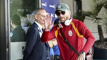 Galatasaray, Sporting Lizbon maçı için Portekiz'e hareket etti