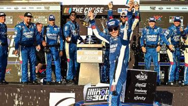 Kyle Larson Reveals Special Tribute Paint Scheme for Kyle Busch