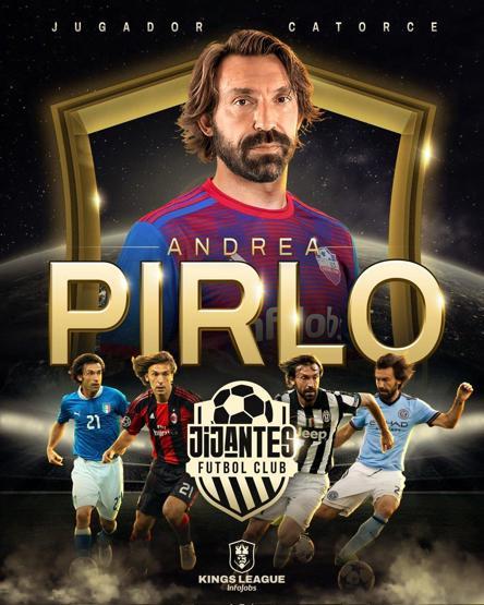 Andrea Pirlodan büyük sürpriz Futbolcu olarak sahalara geri döndü