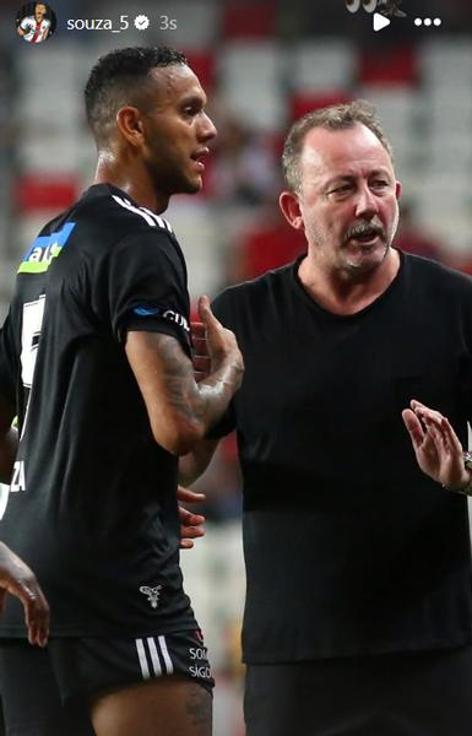 Beşiktaşta Sergen Yalçın sonrası Josef de Souzadan dikkat çeken paylaşım