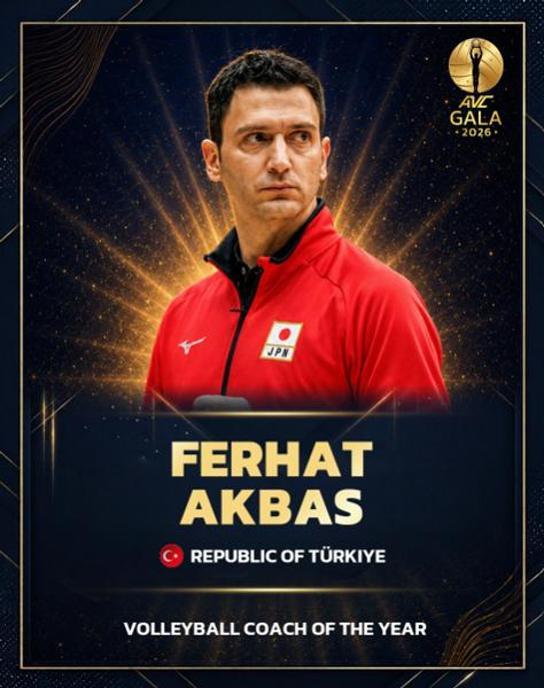 Ferhat Akbaş, Asyada yılın en iyi antrenörü oldu