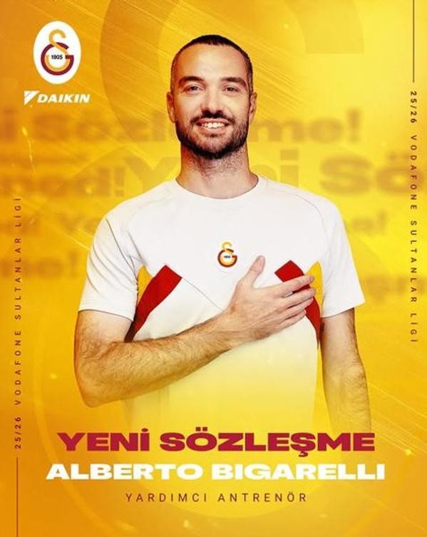 Sultanlar Liginde Galatasaraydan yeni sezon öncesi Alberto Bigarelli kararı