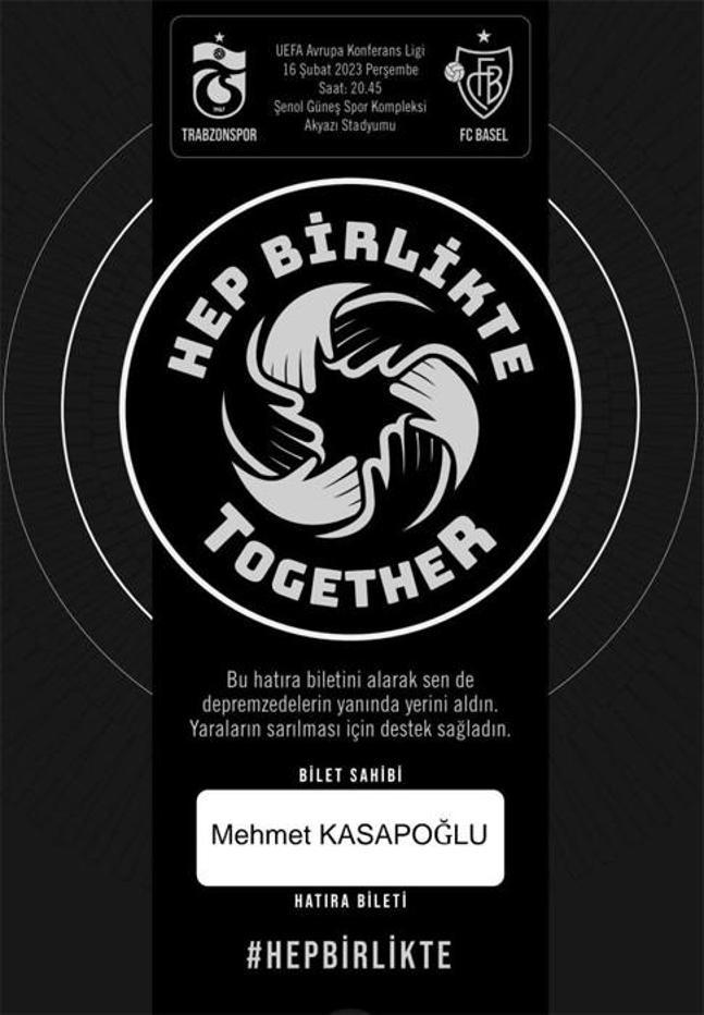 Bakan Kasapoğlundan Trabzonspor maçı için çağrı