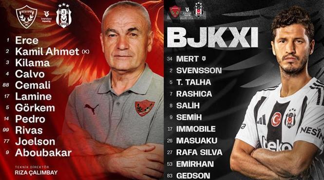 İlk 11'ler belli oldu!